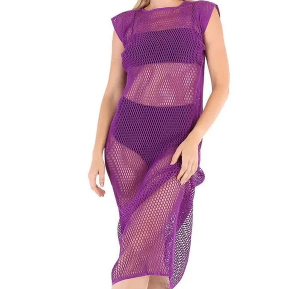 WOLFORD AMETHYST, SWIM LONG COVER-UP SIZE M, L - Picture 2 of 12